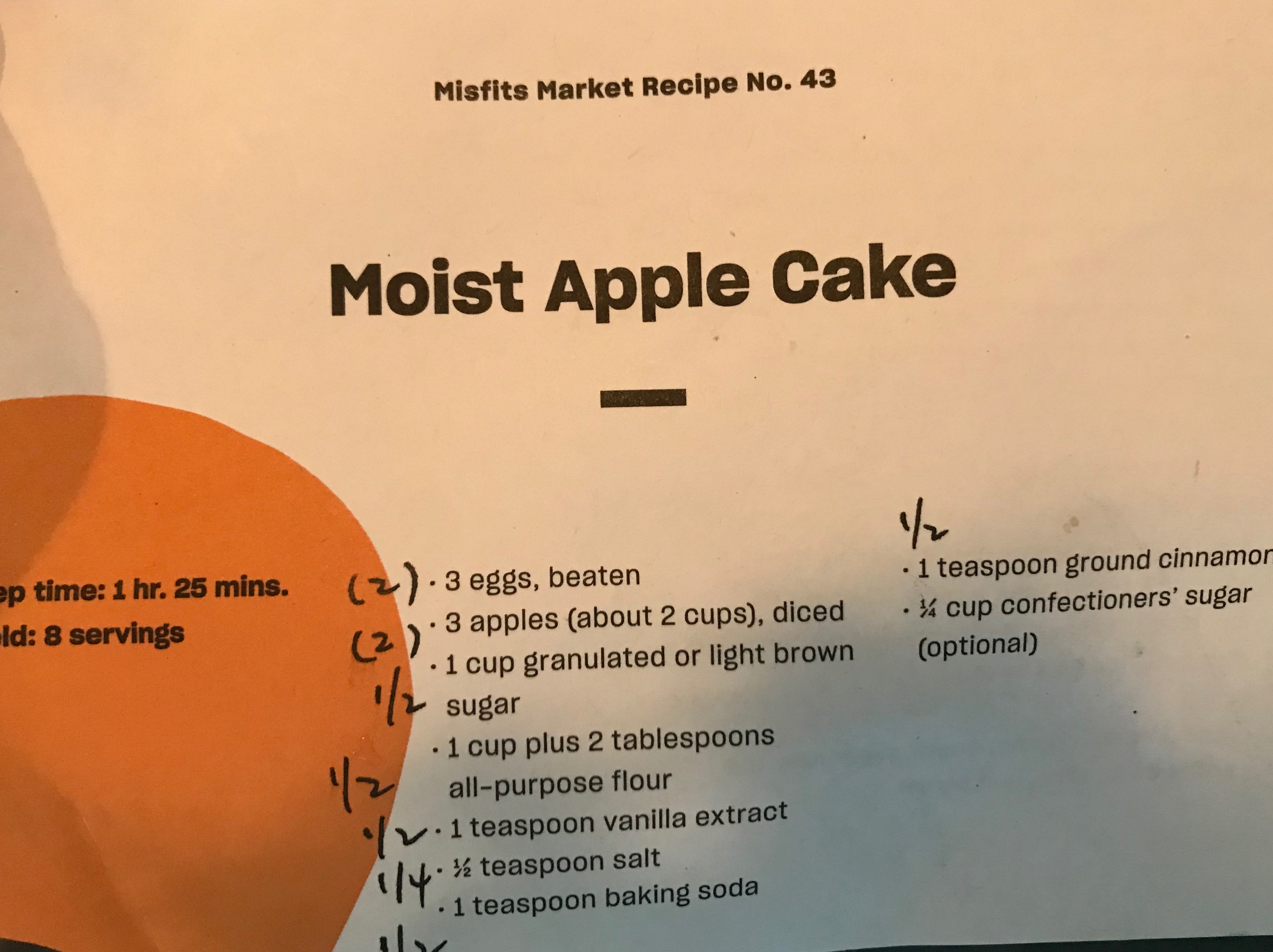 湿湿苹果蛋糕(减肥也配吃的低脂高纤版)的做法 步骤1