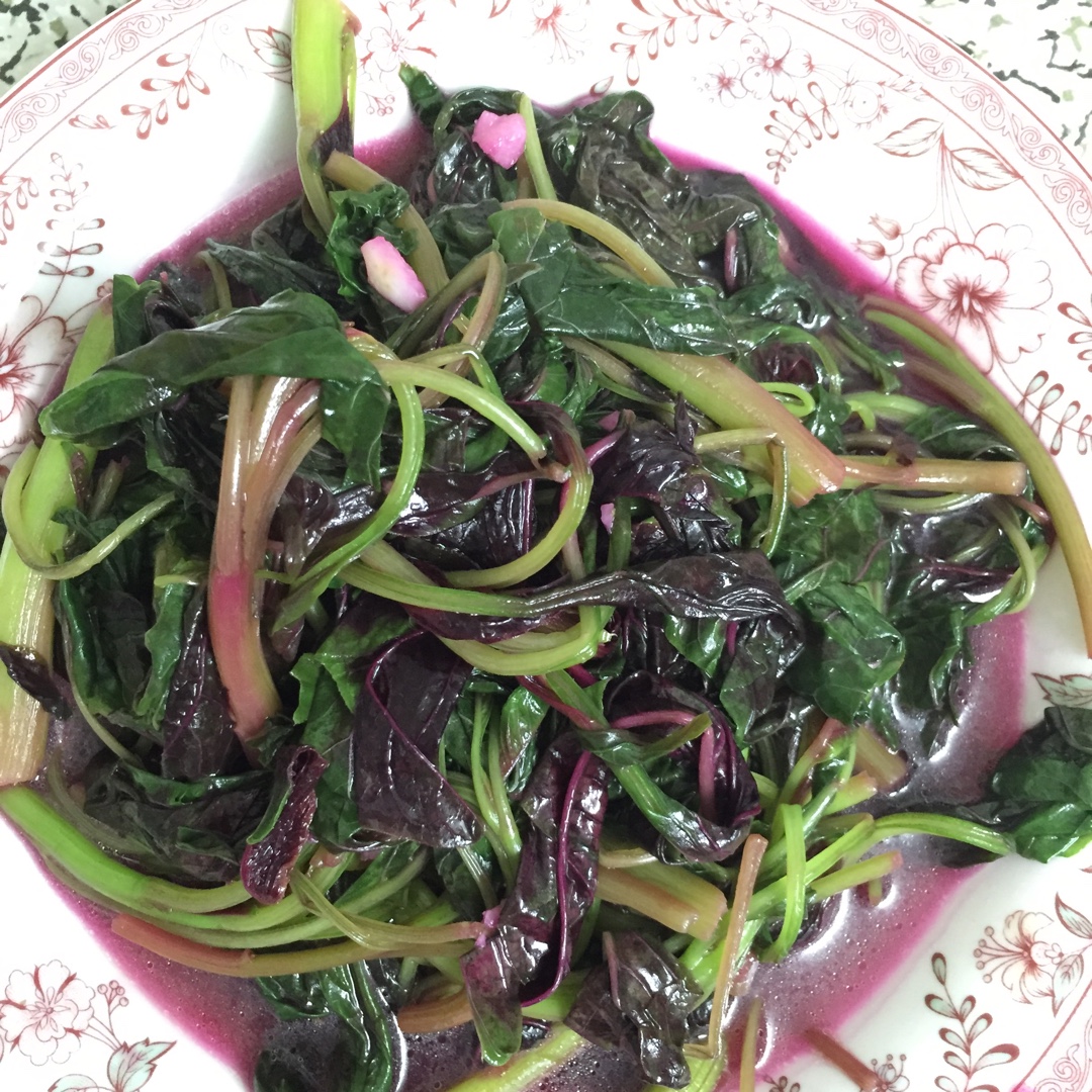 蒜蓉紫贝菜