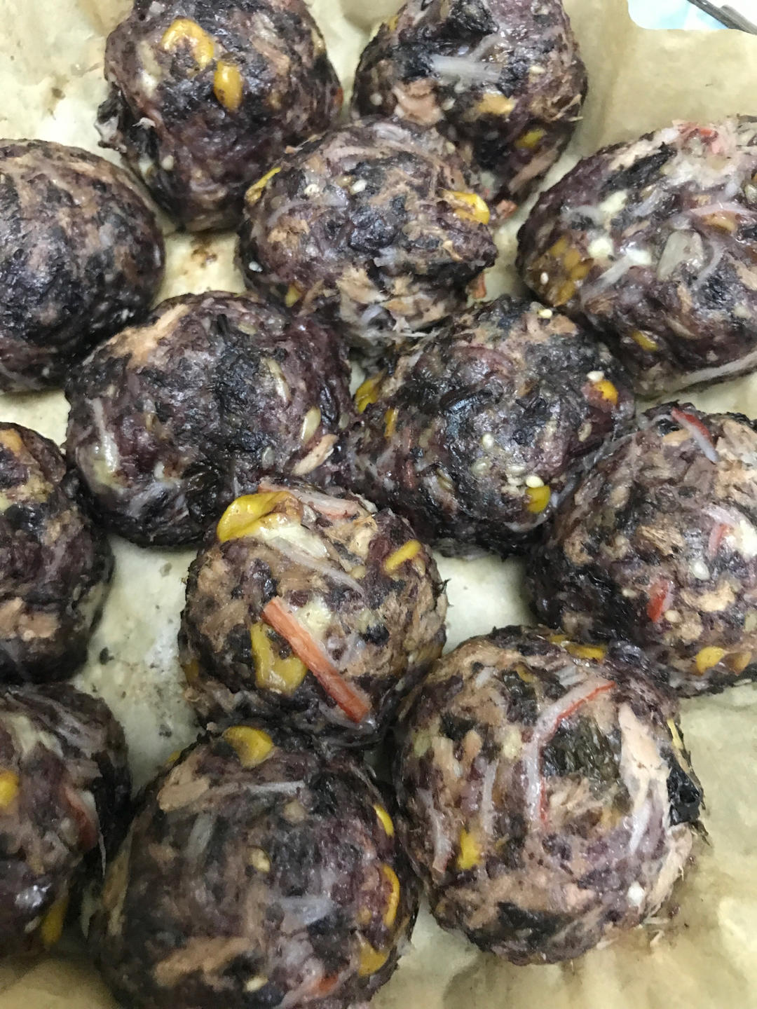空气炸锅【芝士烤饭团】消灭剩饭