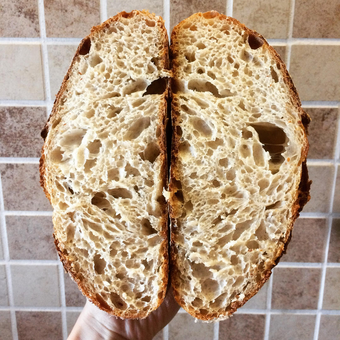【Tartine Bread】天然酵种黑芝麻欧包