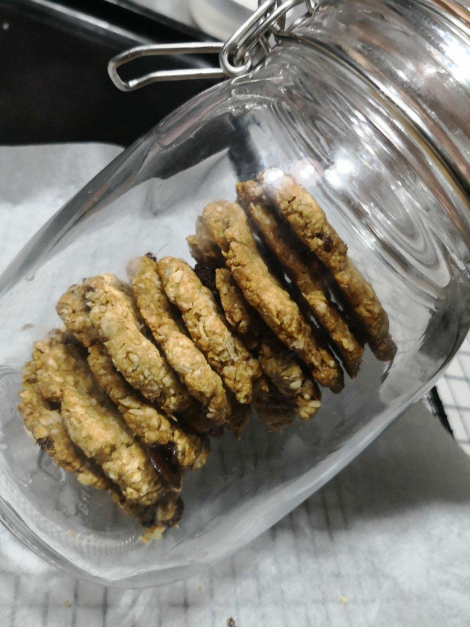 素食:有机燕麦芝麻大饼干