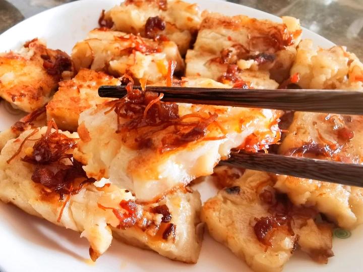 如月的小餐厅做的xo酱萝卜糕