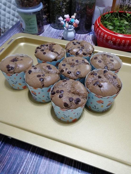 巧克力戚风杯子蛋糕