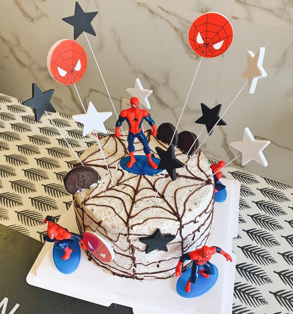 蜘蛛侠蛋糕