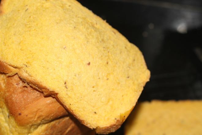 面包机吐司——南瓜蜜豆吐司的做法