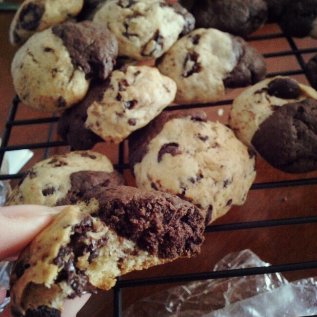 Black & White Cookies 乳酪巧克力黑白曲奇