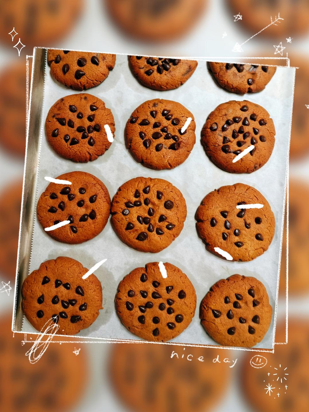 自制“趣多多”：巧克力曲奇饼干