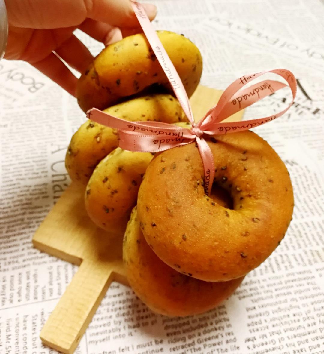 芝麻贝果（咸）
