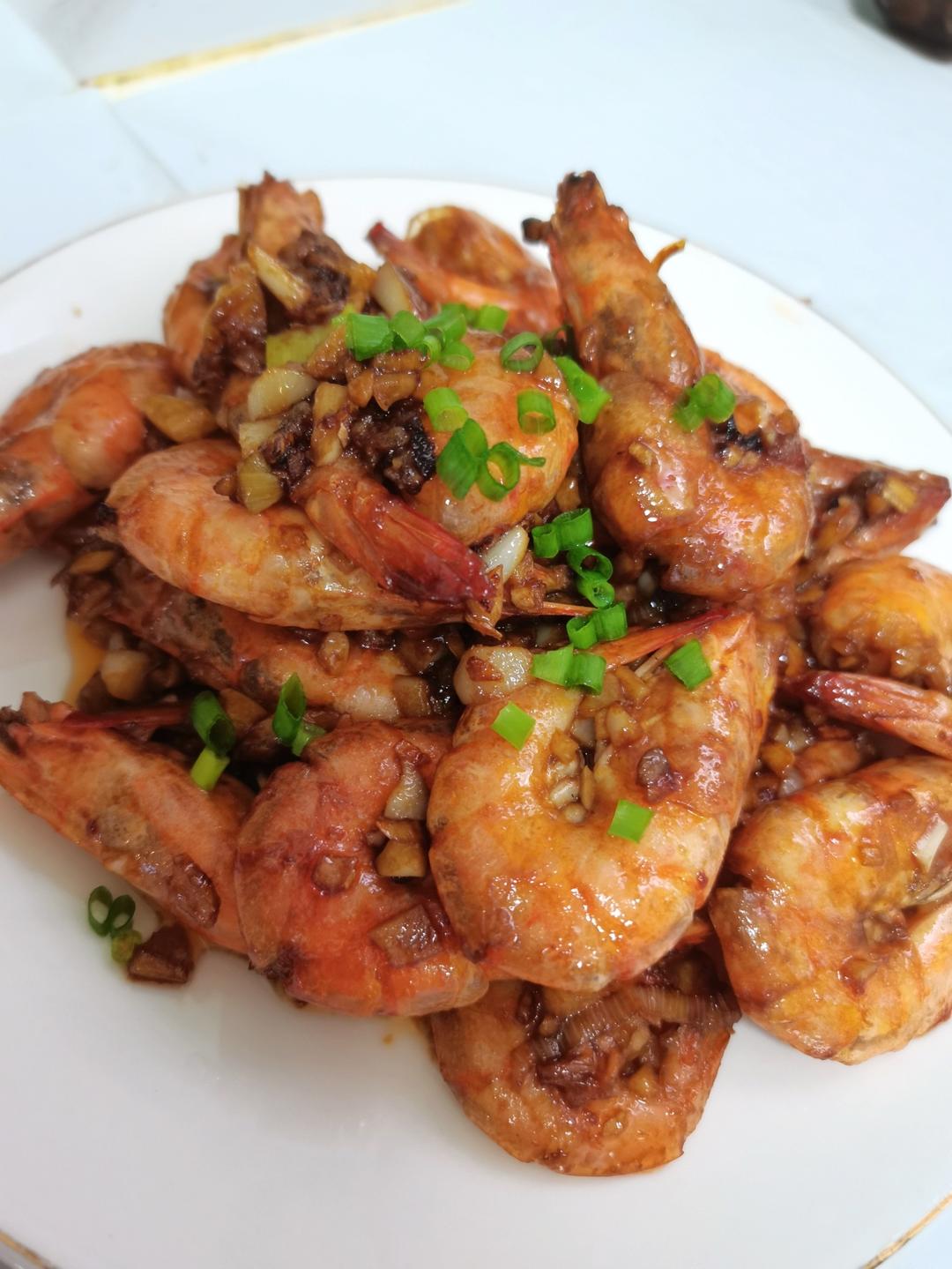 家庭版油焖大虾