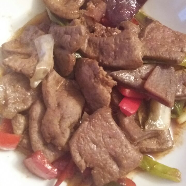 青椒炒猪肝