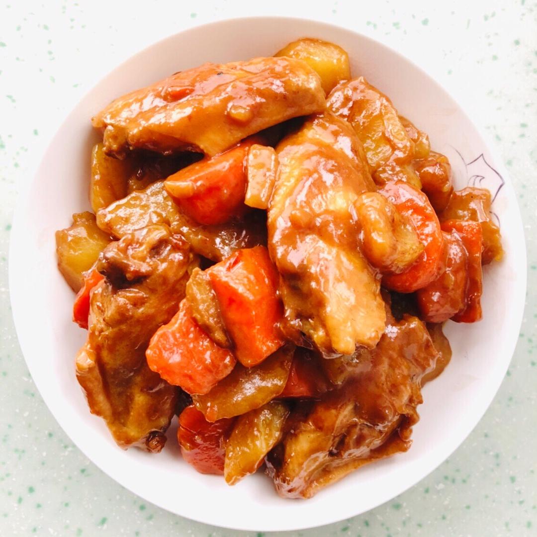 胡萝卜土豆烧鸡翅