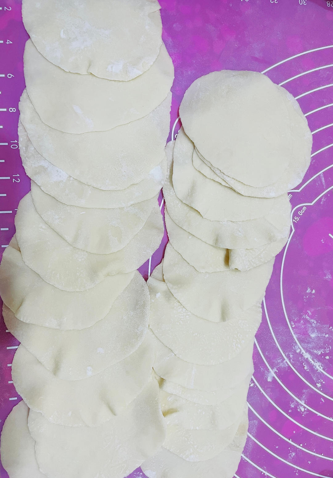 手工揉面三分钟，又韧又薄又好包的饺子皮