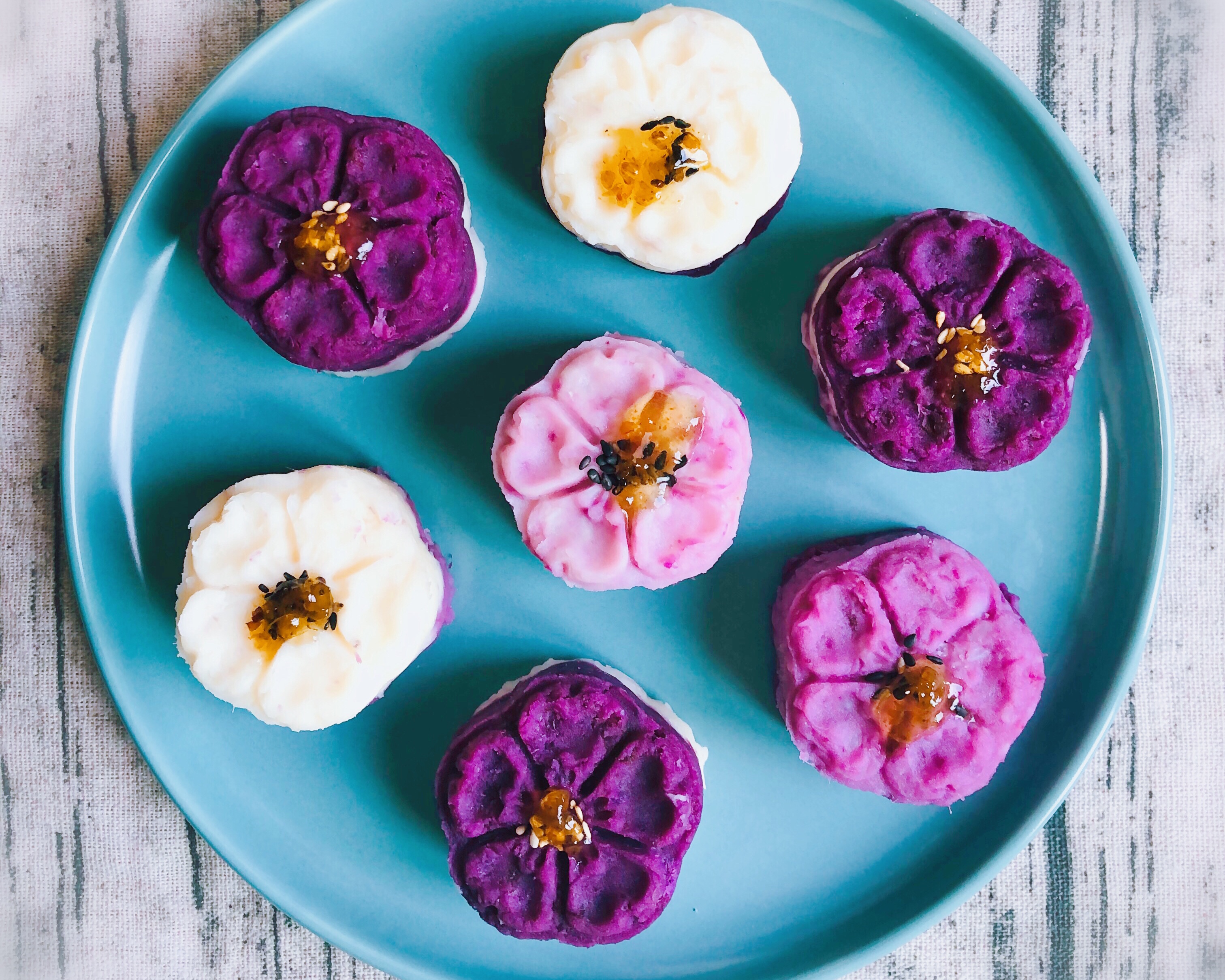 简单的紫薯山药糕的做法