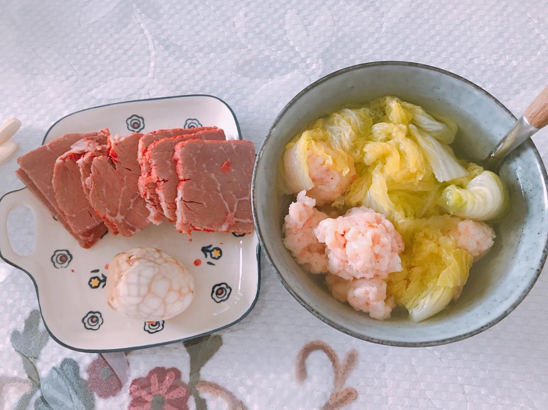 虾滑娃娃菜