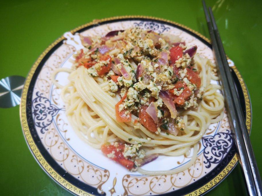 番茄肉酱意大利面