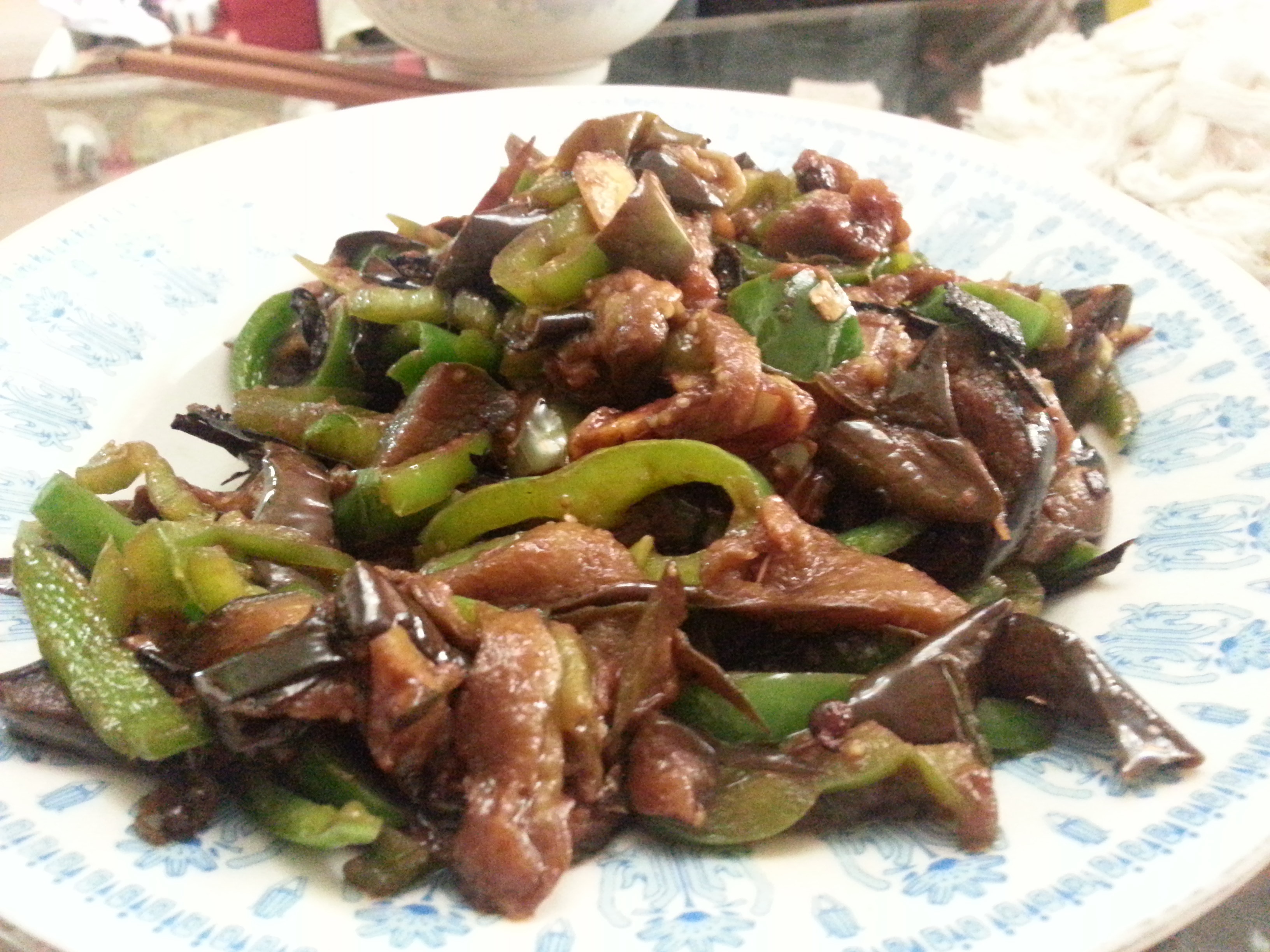 青椒茄子