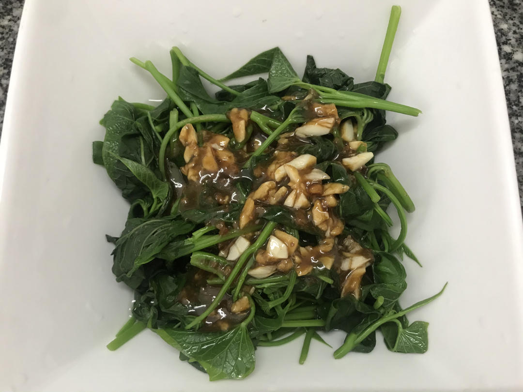 不用炒的番薯叶
