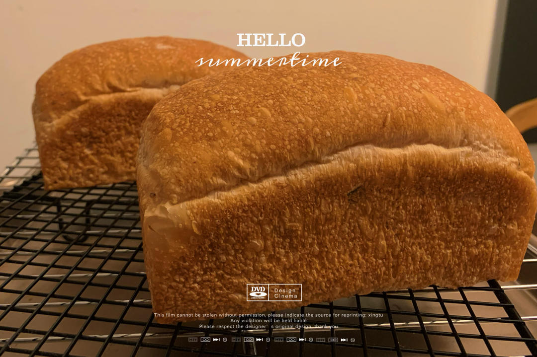 好吃到犯规的玫瑰酵液吐司