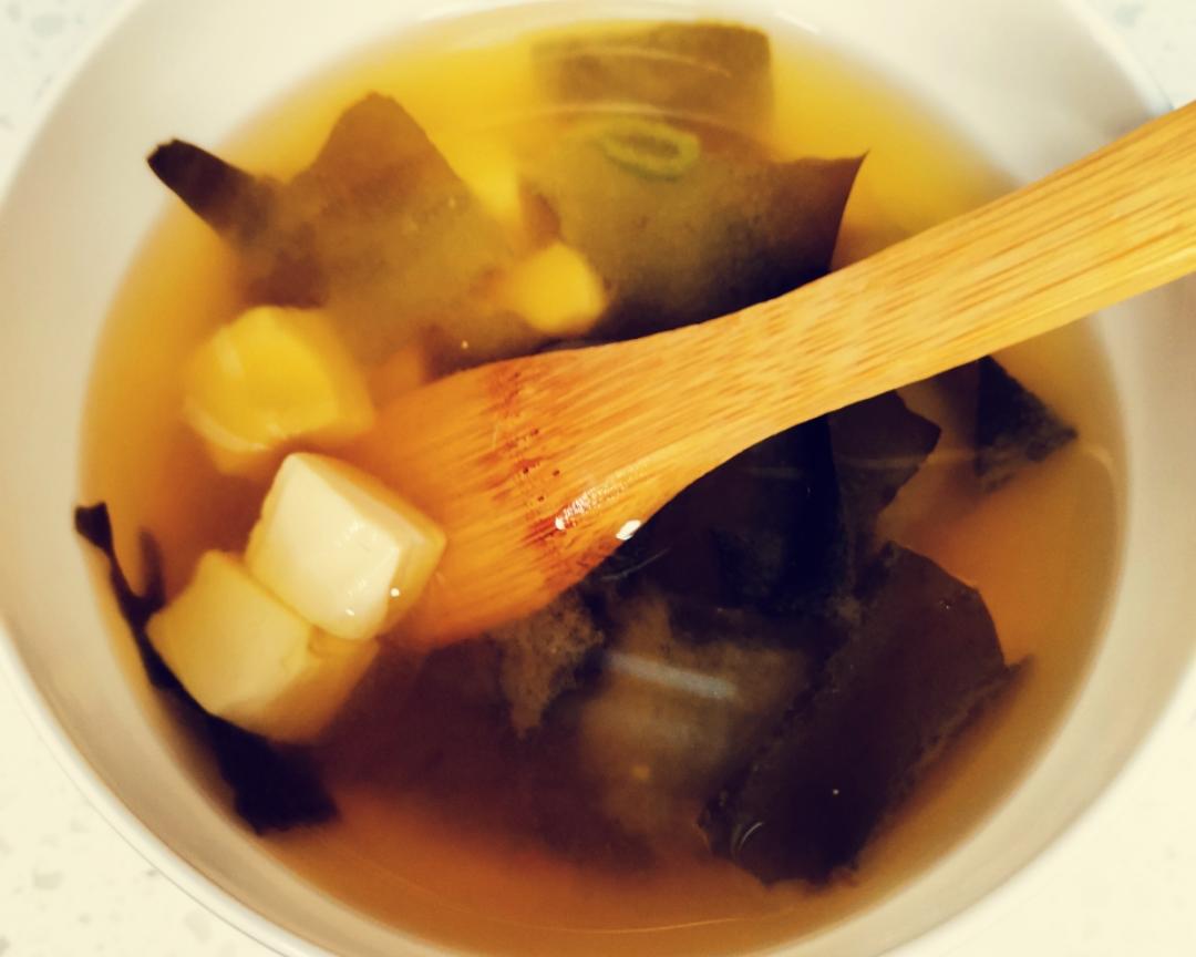 无油无盐低脂肪,元气满满豆腐味增汤的做法