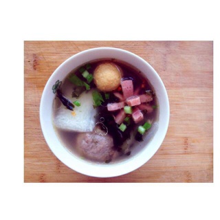 虾酱冬瓜鱼丸汤