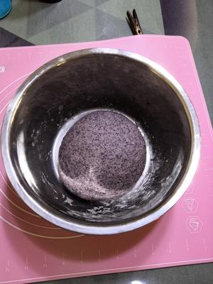 奶香紫米馒头的做法 步骤4