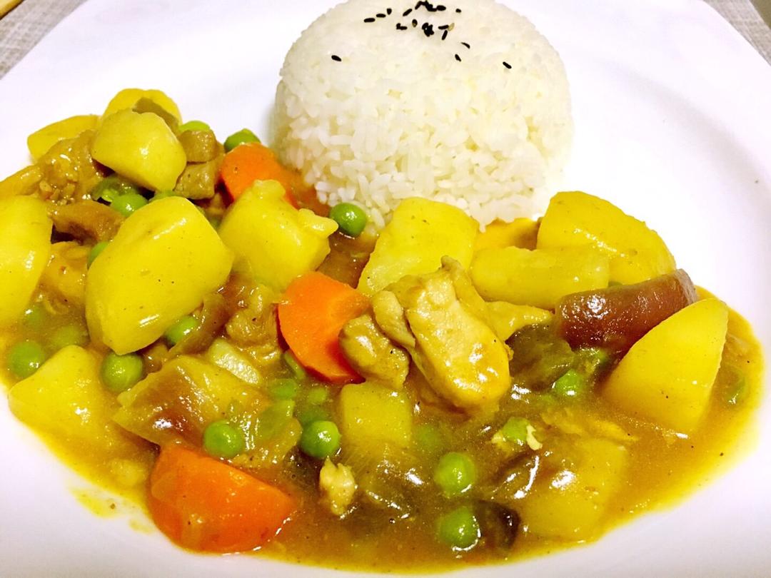 咖喱鸡肉饭