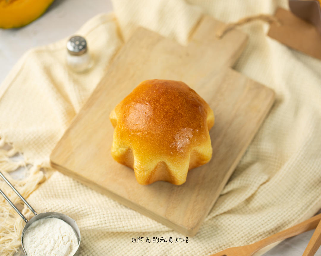 南瓜夹心星星面包！南瓜做的面包松软可口有营养！的做法