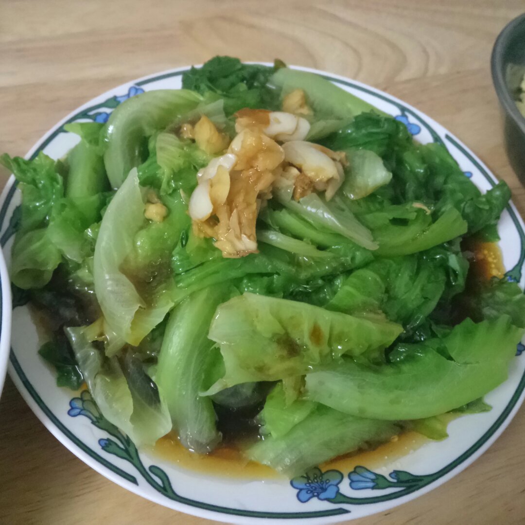 家常菜 蚝油生菜