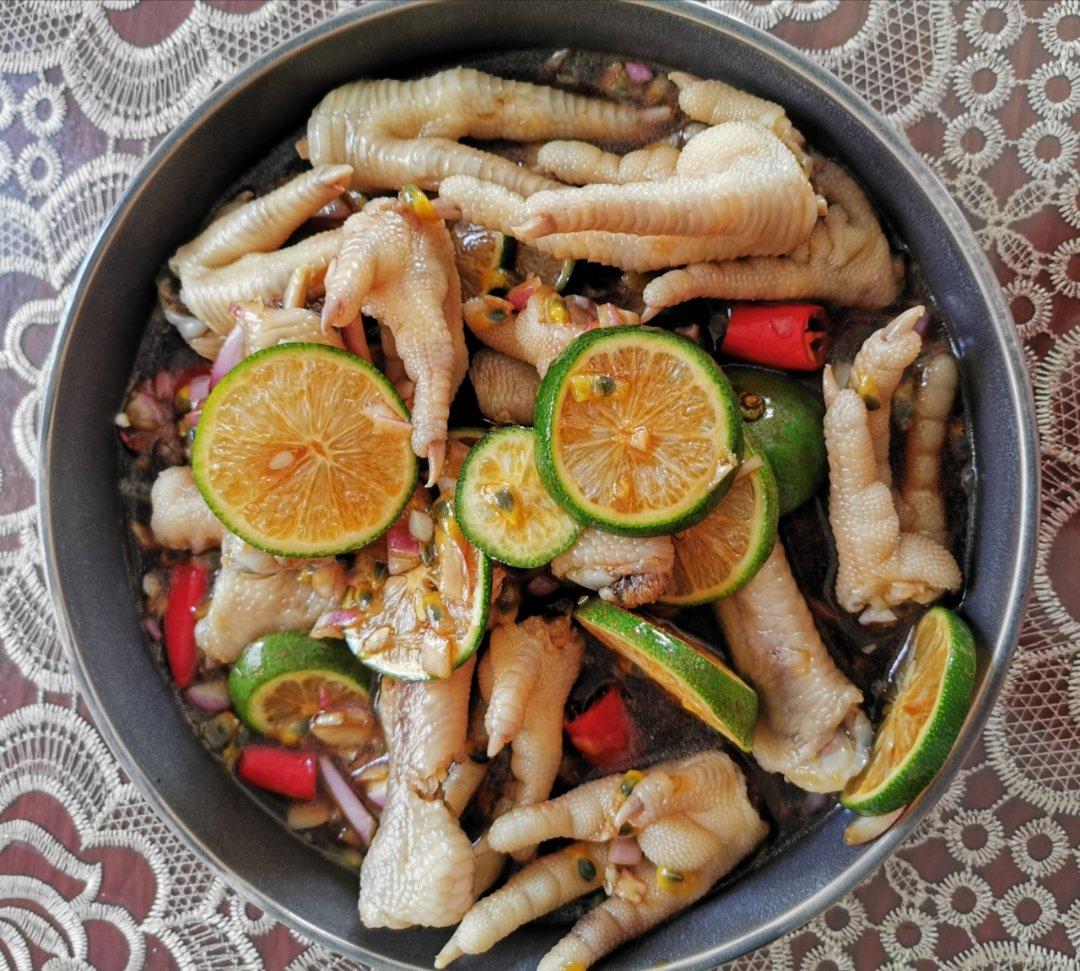 网红柠檬百香果🍋鸡爪