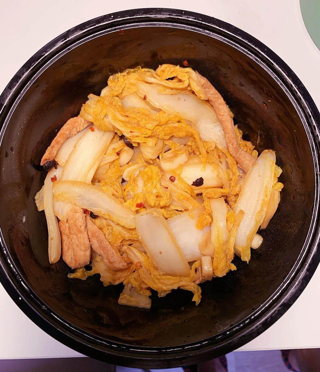 娃娃菜炒五花肉(三人份)