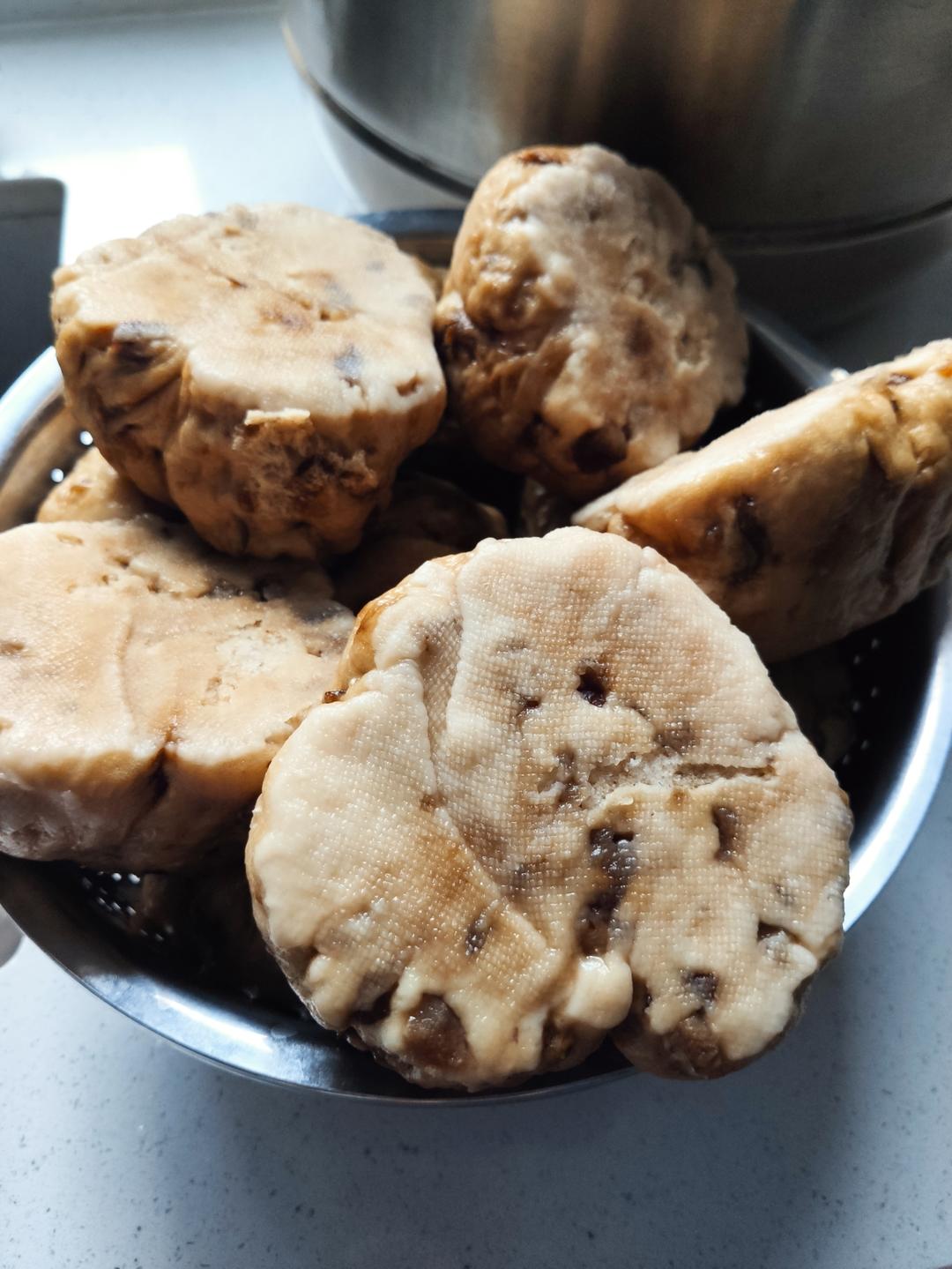 容易开花的红糖红枣馒头