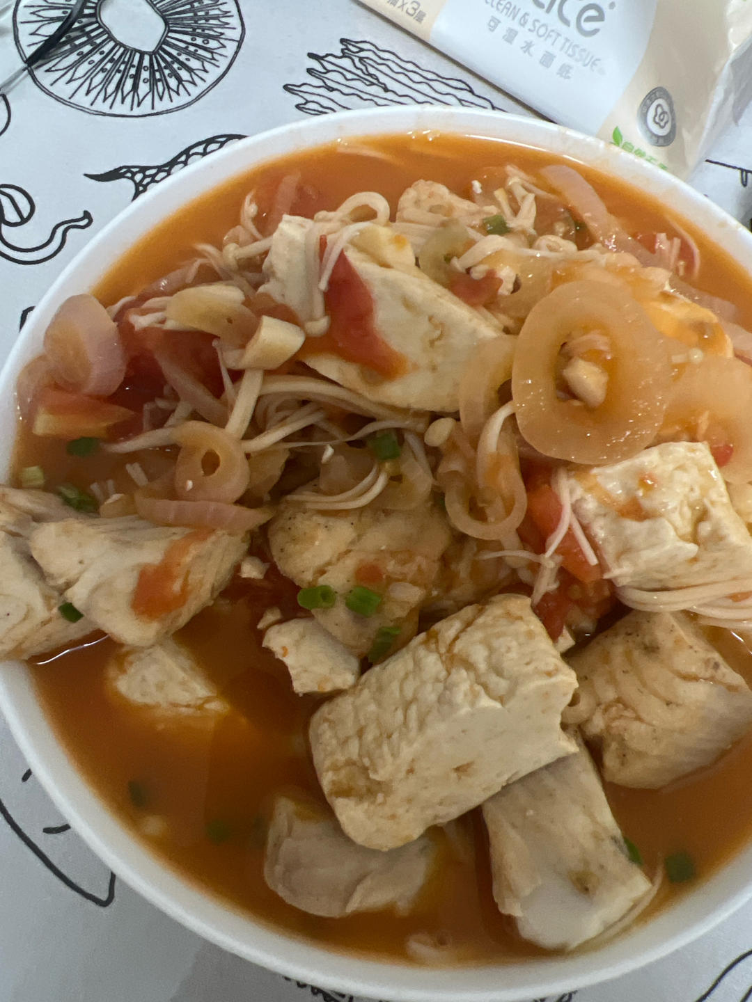 龙利鱼豆腐煲