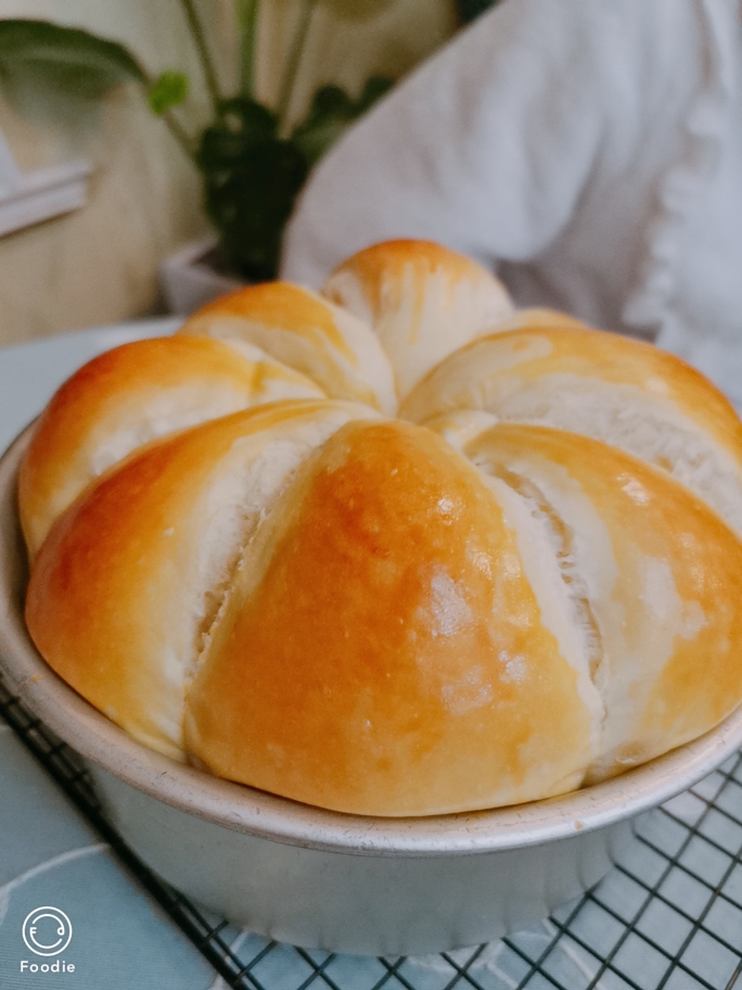 馒头一样简单的面包——蛋糕模面包的做法 步骤11