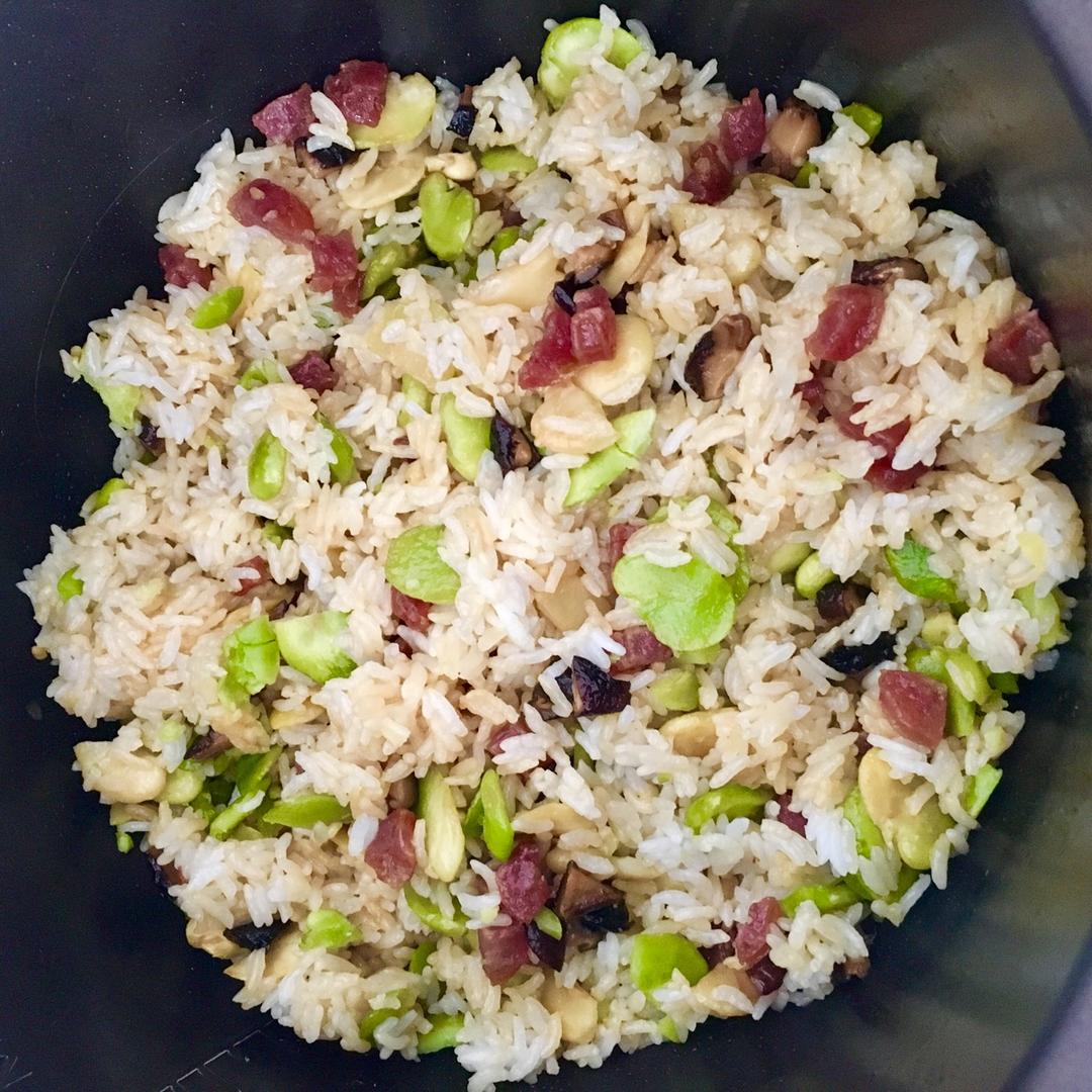 cooti13做的立夏饭蚕豆饭