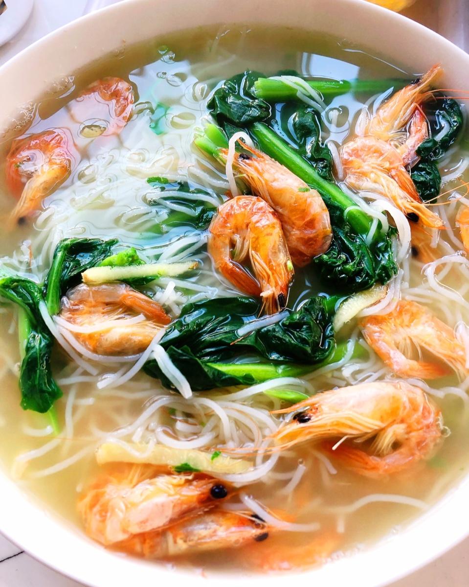 家常虾味米粉汤