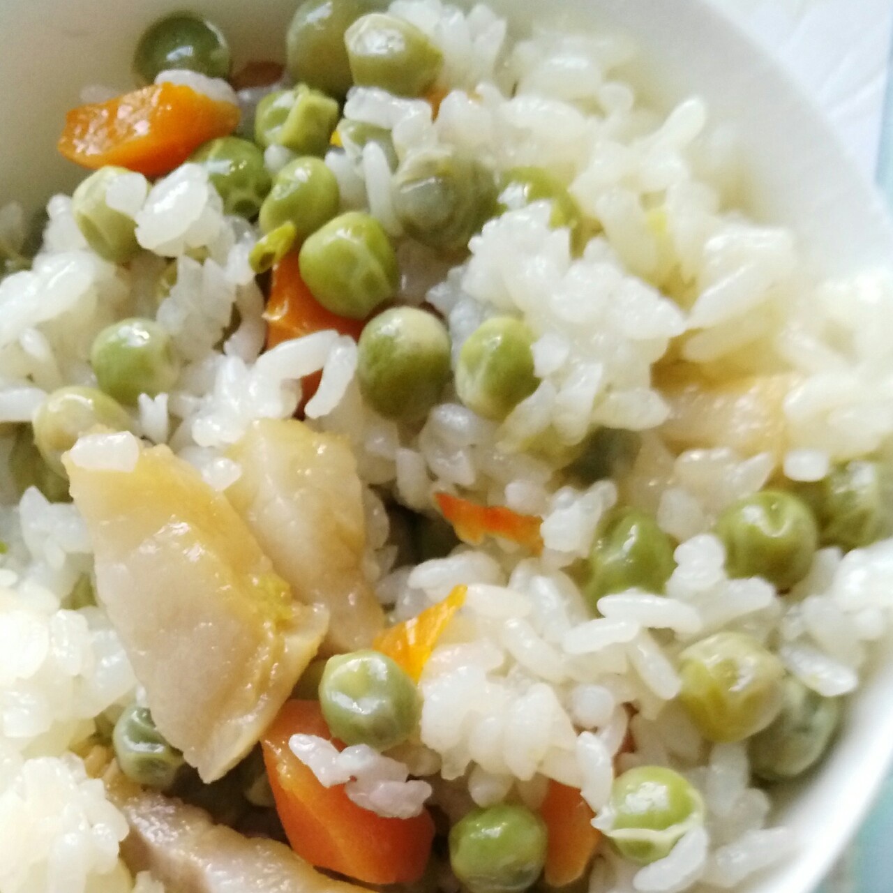 豌豆咸肉糯米饭