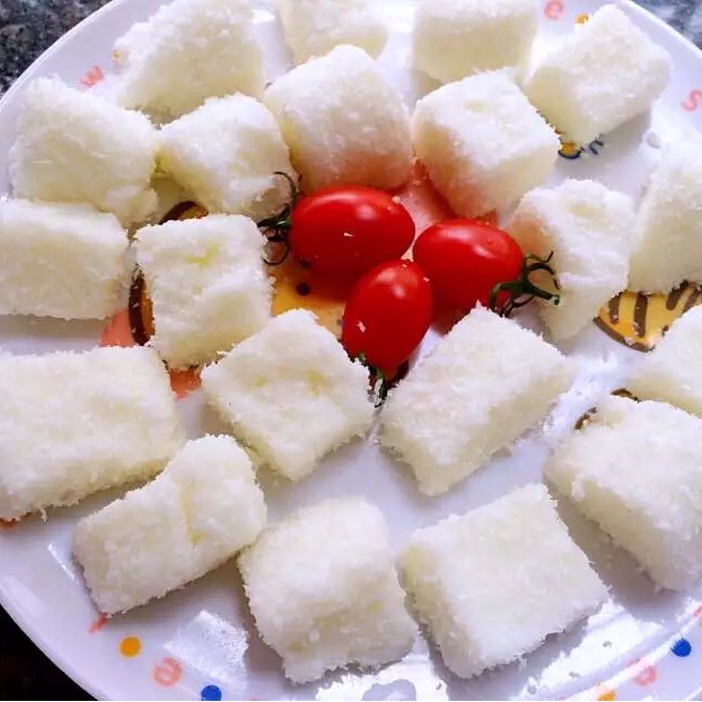 椰子奶糕（附上脆炸鲜奶做法）