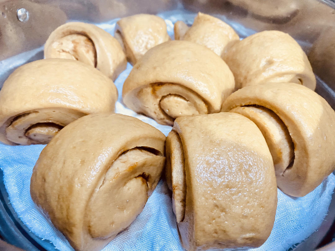 奶香红糖馒头（第一次就成功）