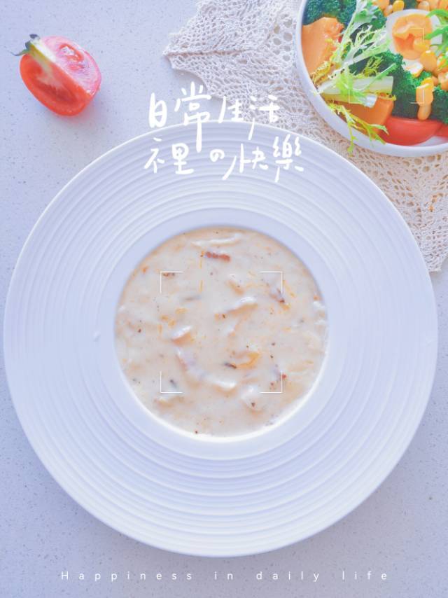 奶油蘑菇汤（完美比例版）