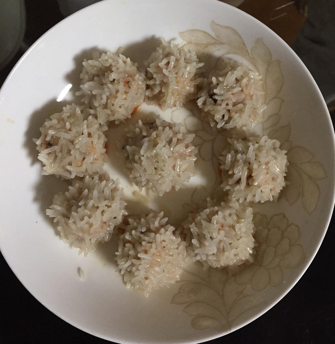 虾仁鲜肉珍珠丸子