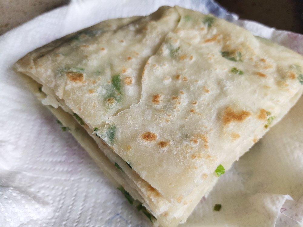 千层酥软葱油饼