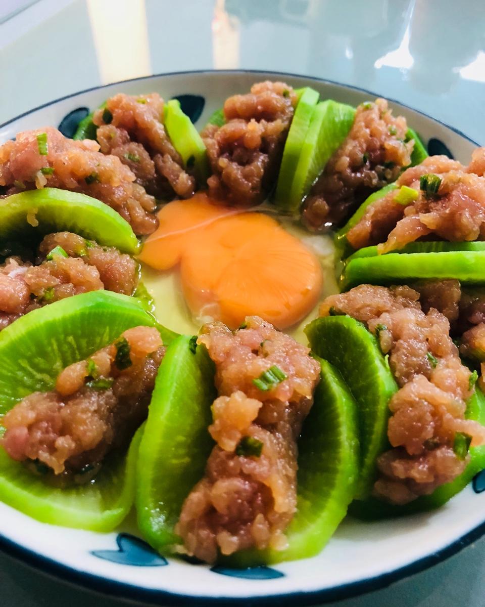 青萝卜瘦肉卷
