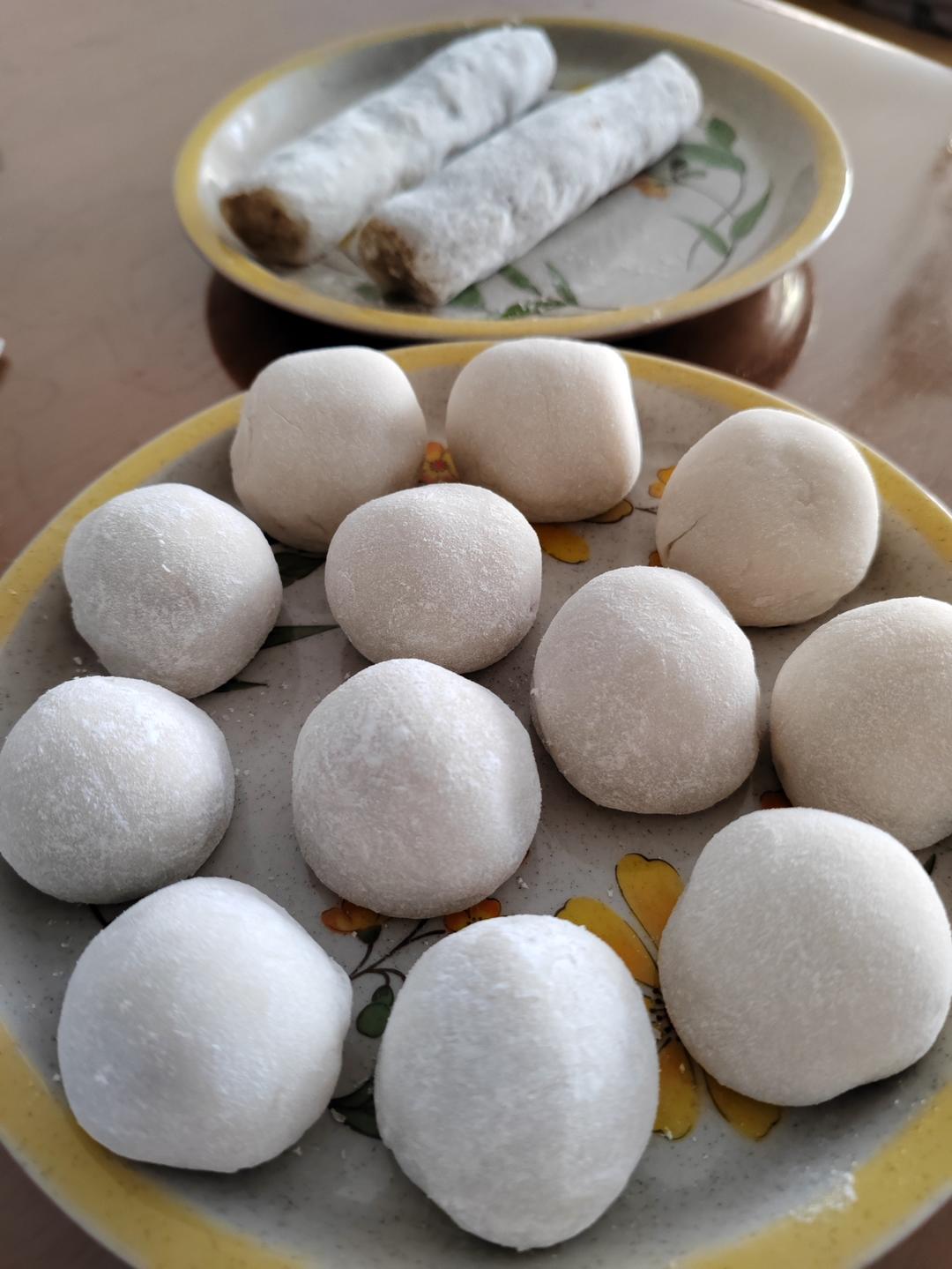 超好吃的豆沙馅糯米滋，做法简单，软糯Q弹，隔天都不会硬！