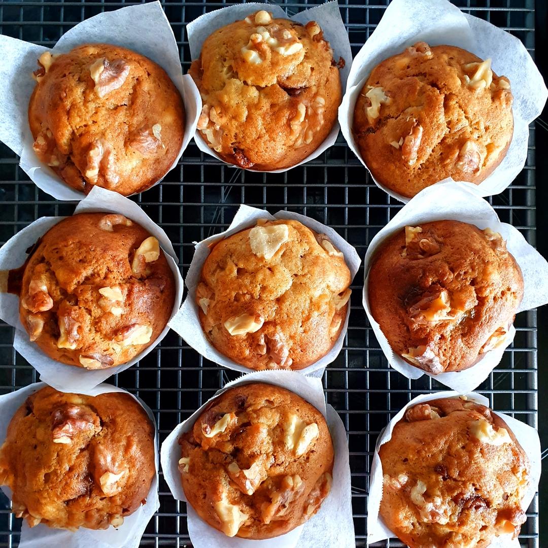 香蕉核桃蛋糕（低油少糖健康版）