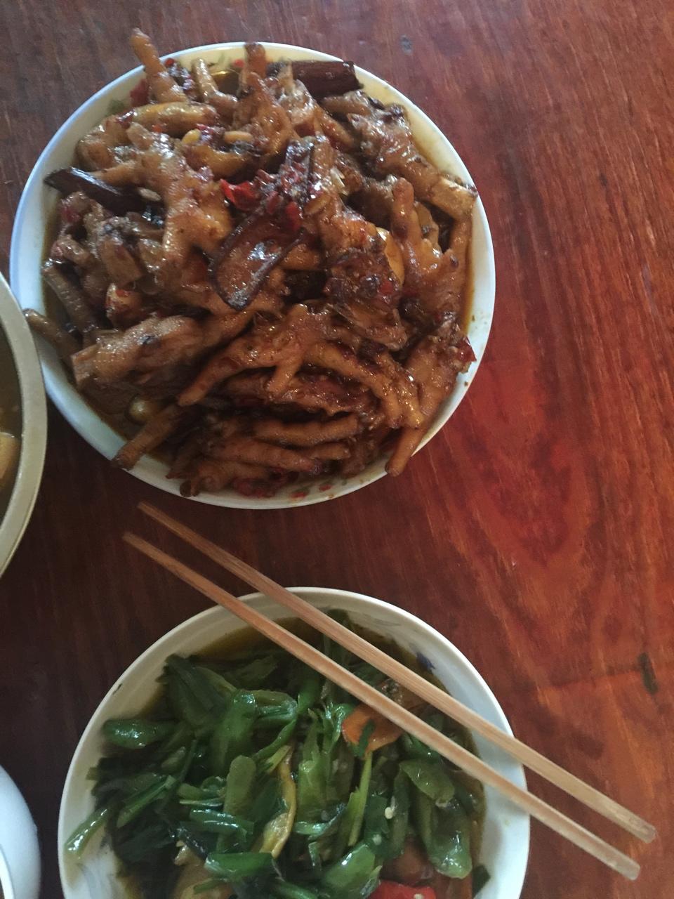 香辣烧鸡爪