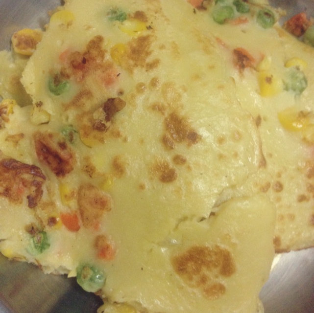 玉米鸡蛋饼