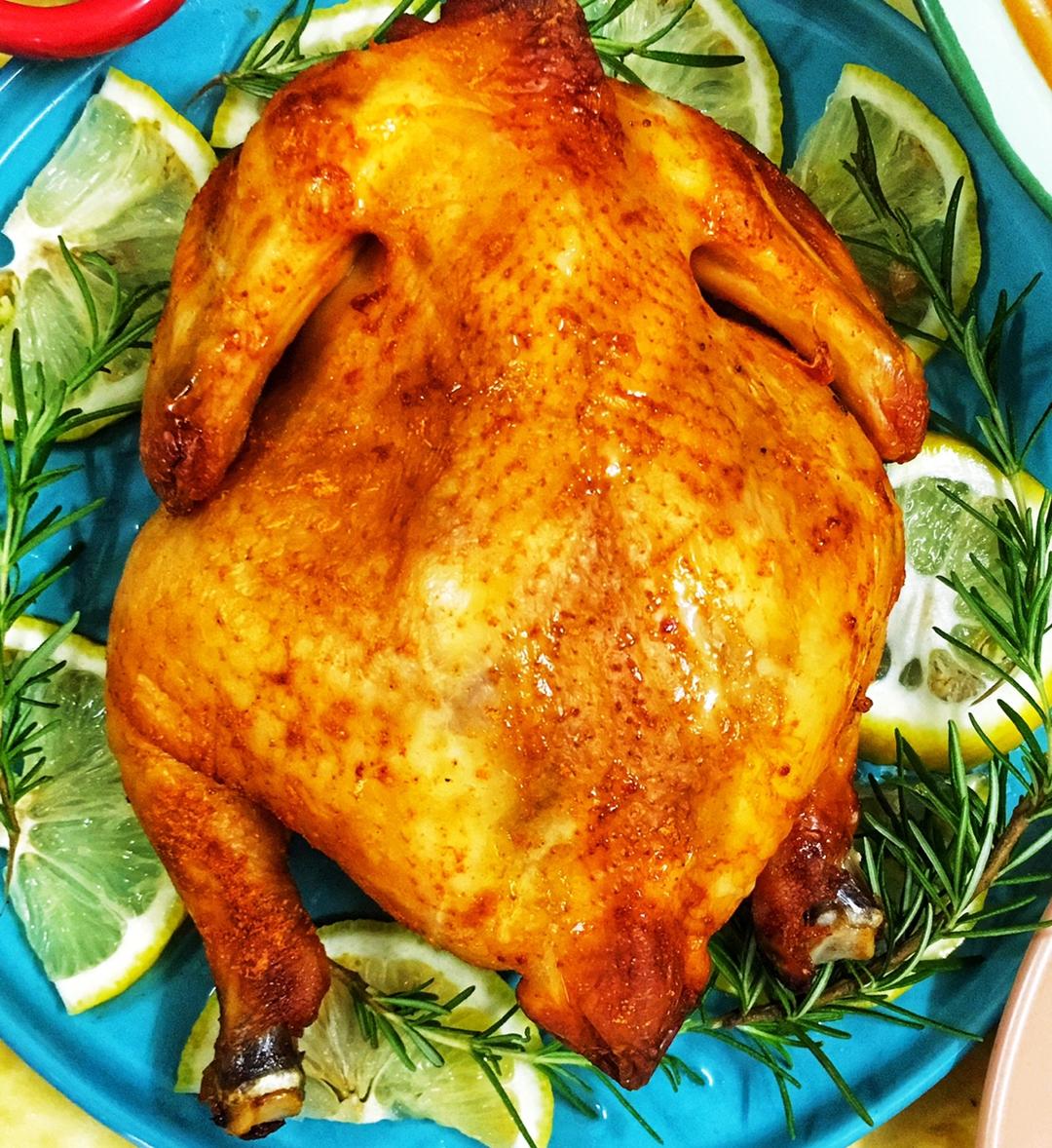 圣诞迷迭香烤鸡