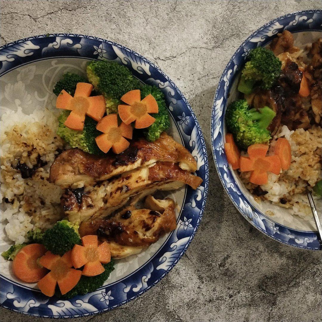 减肥版照烧吉野家鸡肉饭