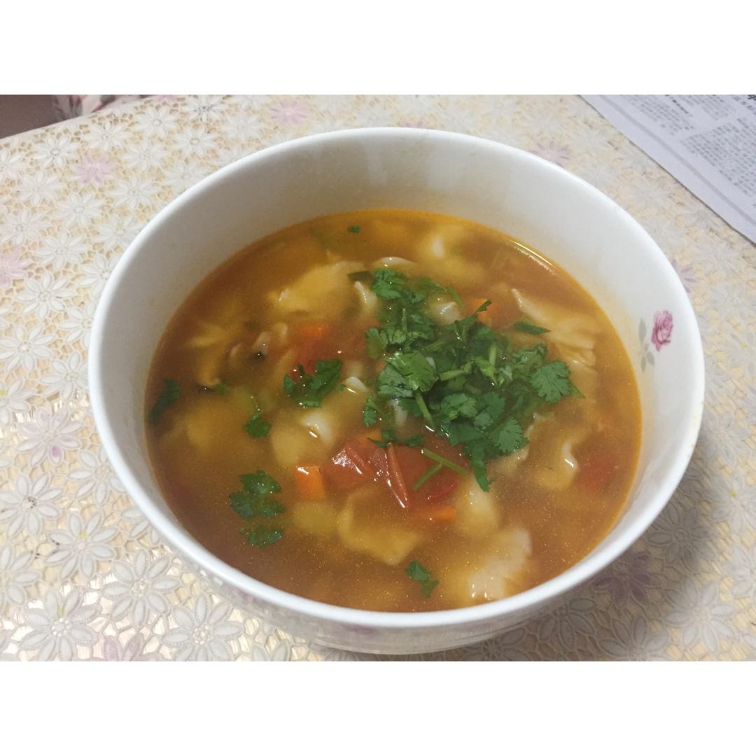 新疆汤饭（揪片子）附揪面片图解