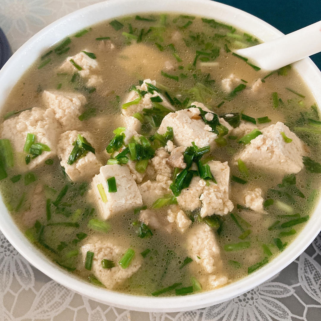 自制豆腐（白醋点豆腐）